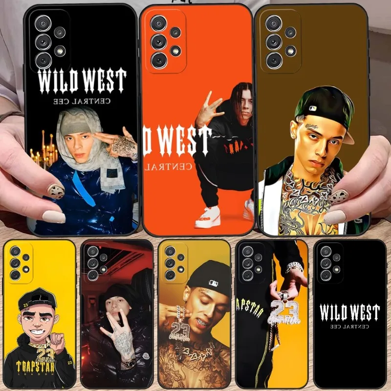 Central Cee Uk Rapper Phone Case For Samsung Galaxy S22 S10 S20 S30 S7 S21 S8 S9 S6 Pro Plus Edge Ultra Fe Design Back Cover