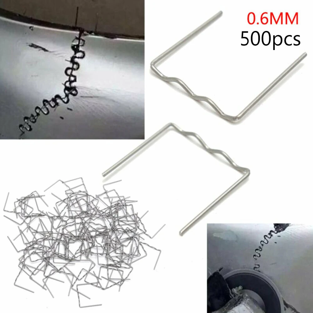 

Pre-cut Hot Stapler Staples 500PCS Accessories Parts Repair Stainless Steel