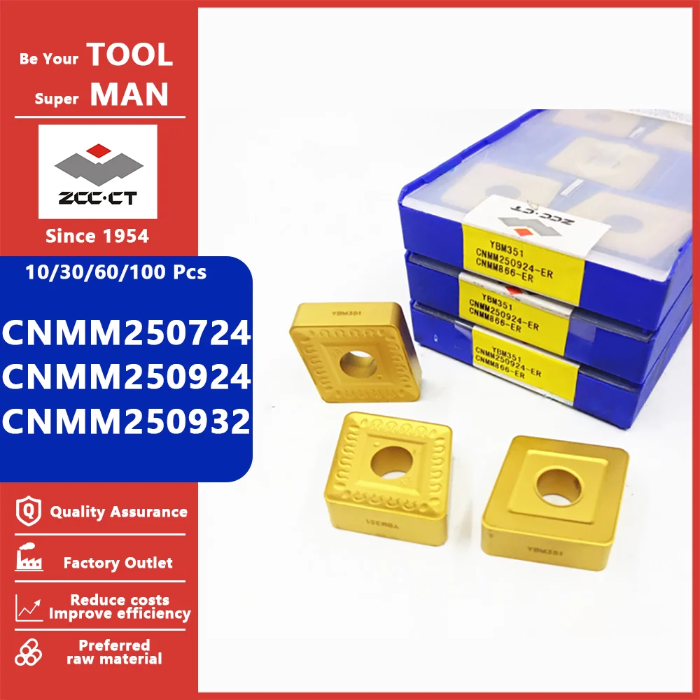 ZCC CT CNMM250724 CNMM250924 CNMM250932 CNMM 250724 250924 250932 Roughing Carbide Inserts Cutting Tool CNC Lathe Cutter Tools