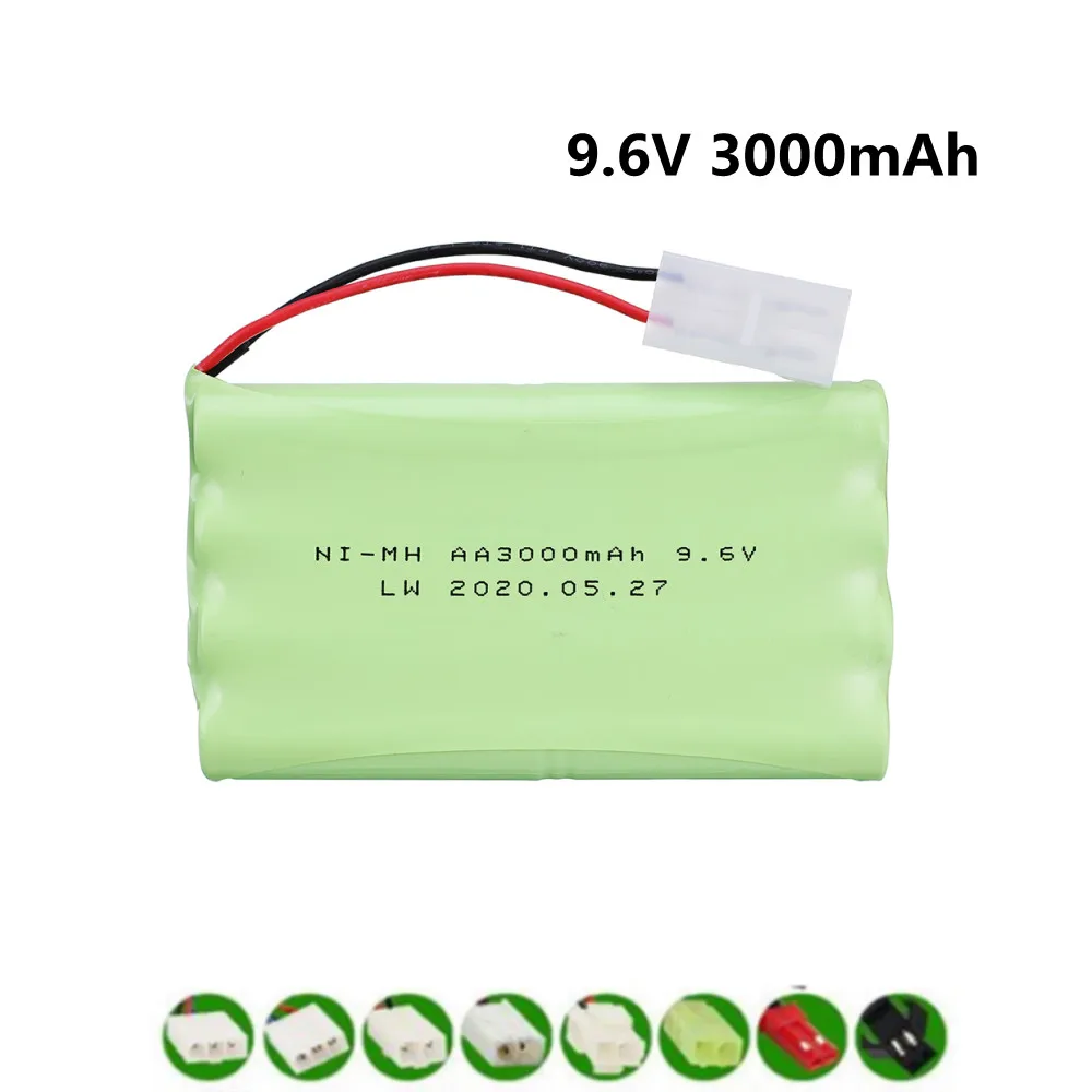

1 шт., никель-металлогидридная аккумуляторная батарея 9,6 в, 3000 мАч