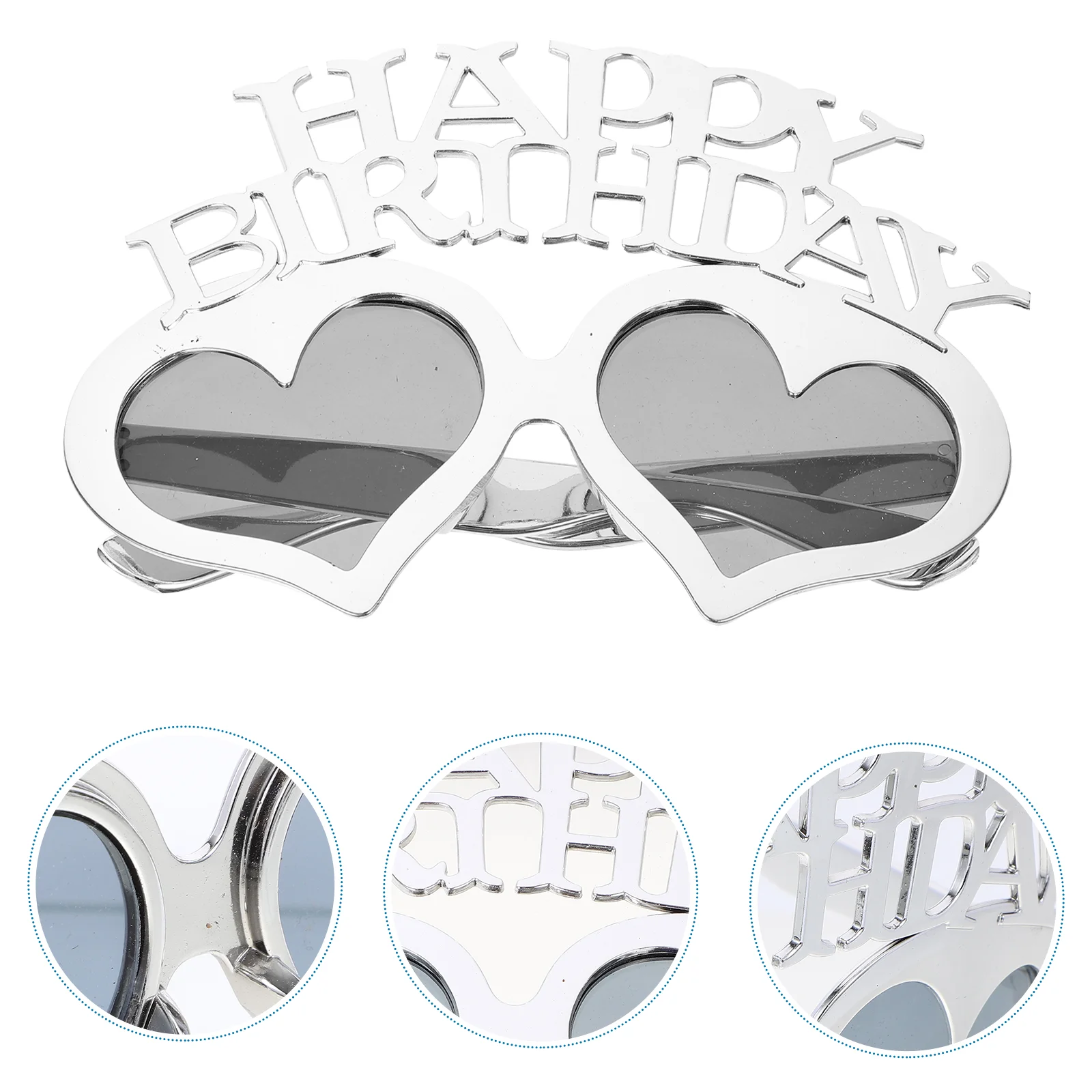 

Birthday Party Sunglasses Creative Heart Eyeglasses Decorative Glasses
