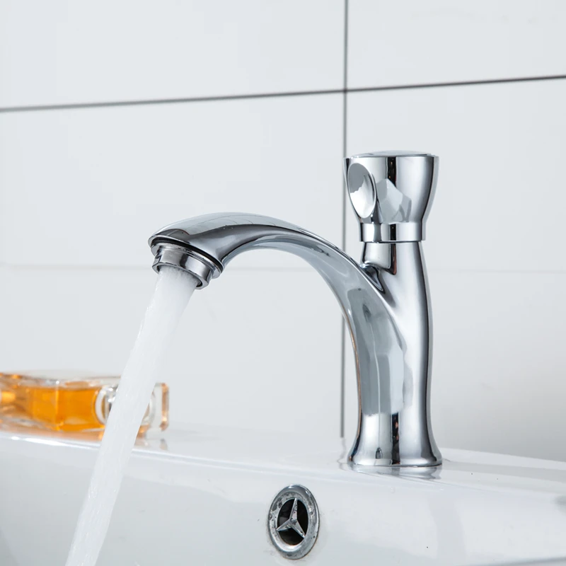 

CCC Single Cold Deck Mounted Sink Basin faucet Zinc Alloy Bathroom Basin Faucet Rust Corrosion Resistance Washbasin Faucets