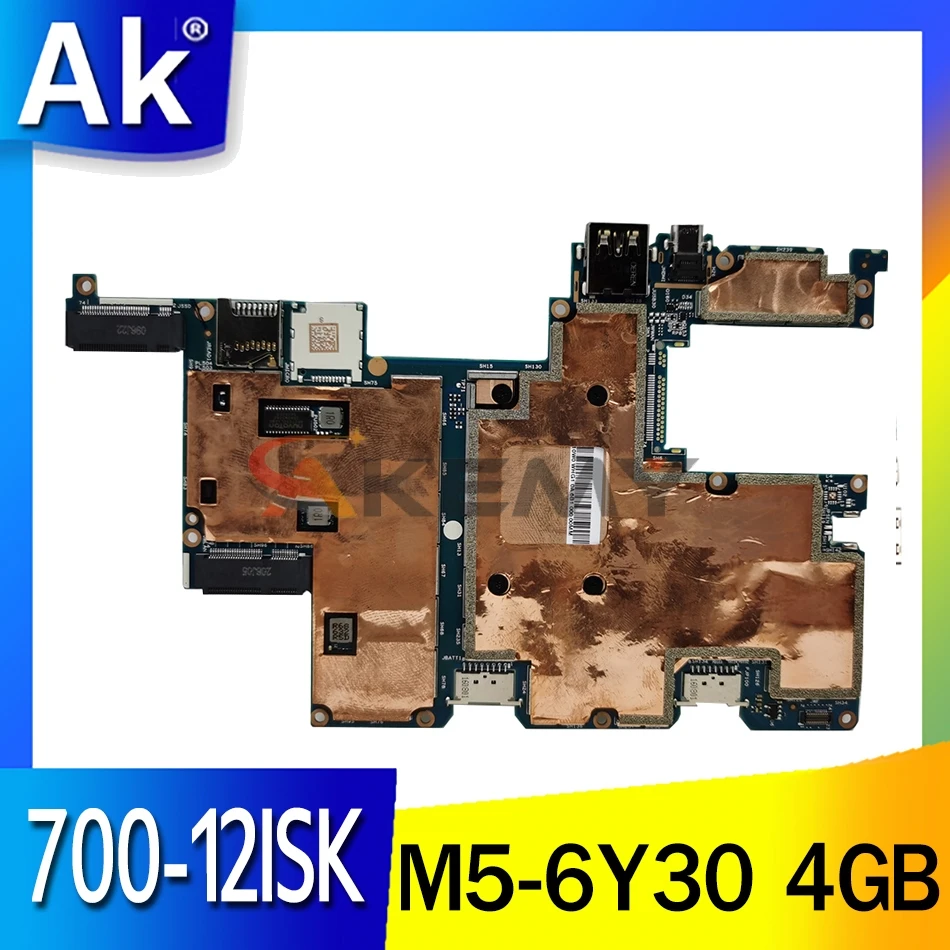 

Original for Lenovo MIIX 700-12ISK laptop motherboard MIIX 700-12ISK M5-6Y30 4GB CMX40 NM-A641mainboard tested good free shippi