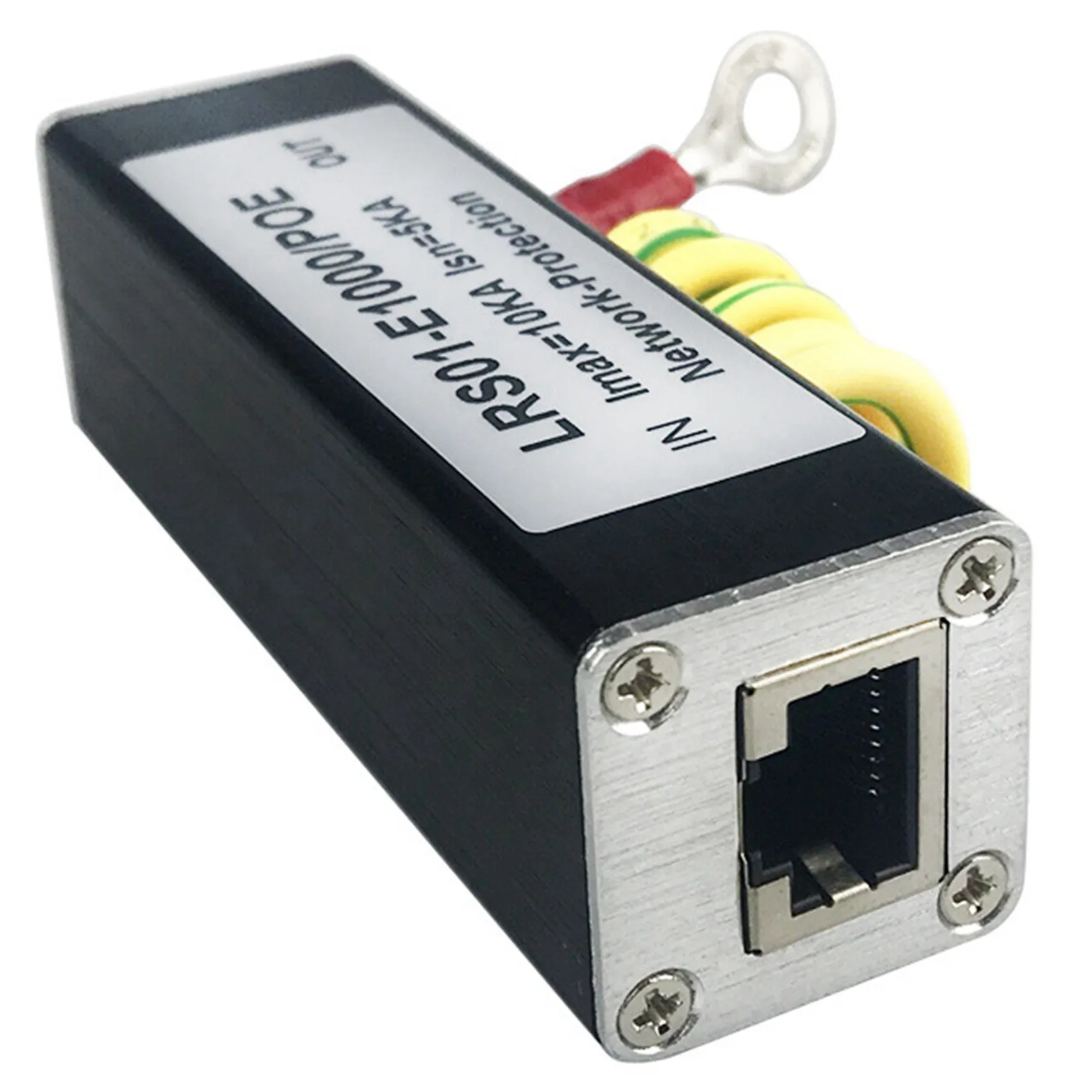 Фото Улучшенная IP-камера POE 100/1000M, сетевой коммутатор POE RJ45 и POE, устройство защиты от перенапряжения, разрядник SPD 1000M №4