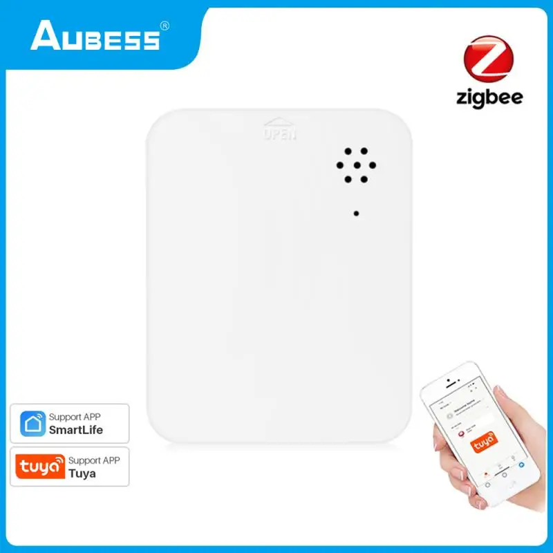 

Tuya Zigbee Water Sensor Smart Home Overflow Security Protection APP Alarm System Remotely Water Leakage Detector