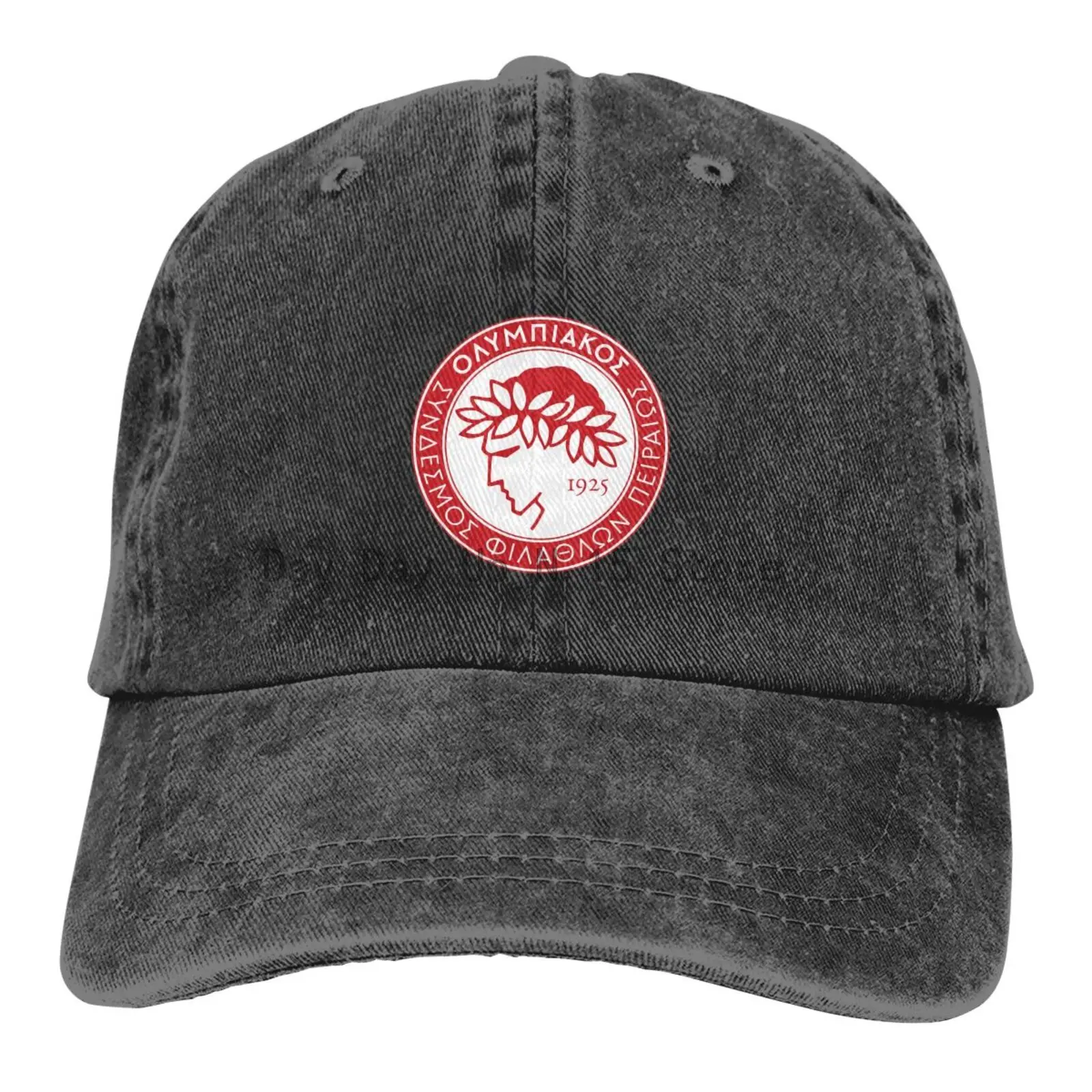 

Olympiakos Piraeus Logo Retro Cowboy Hat Cap for Men Women Sport Outdoor Hip Hop Baseball Cap