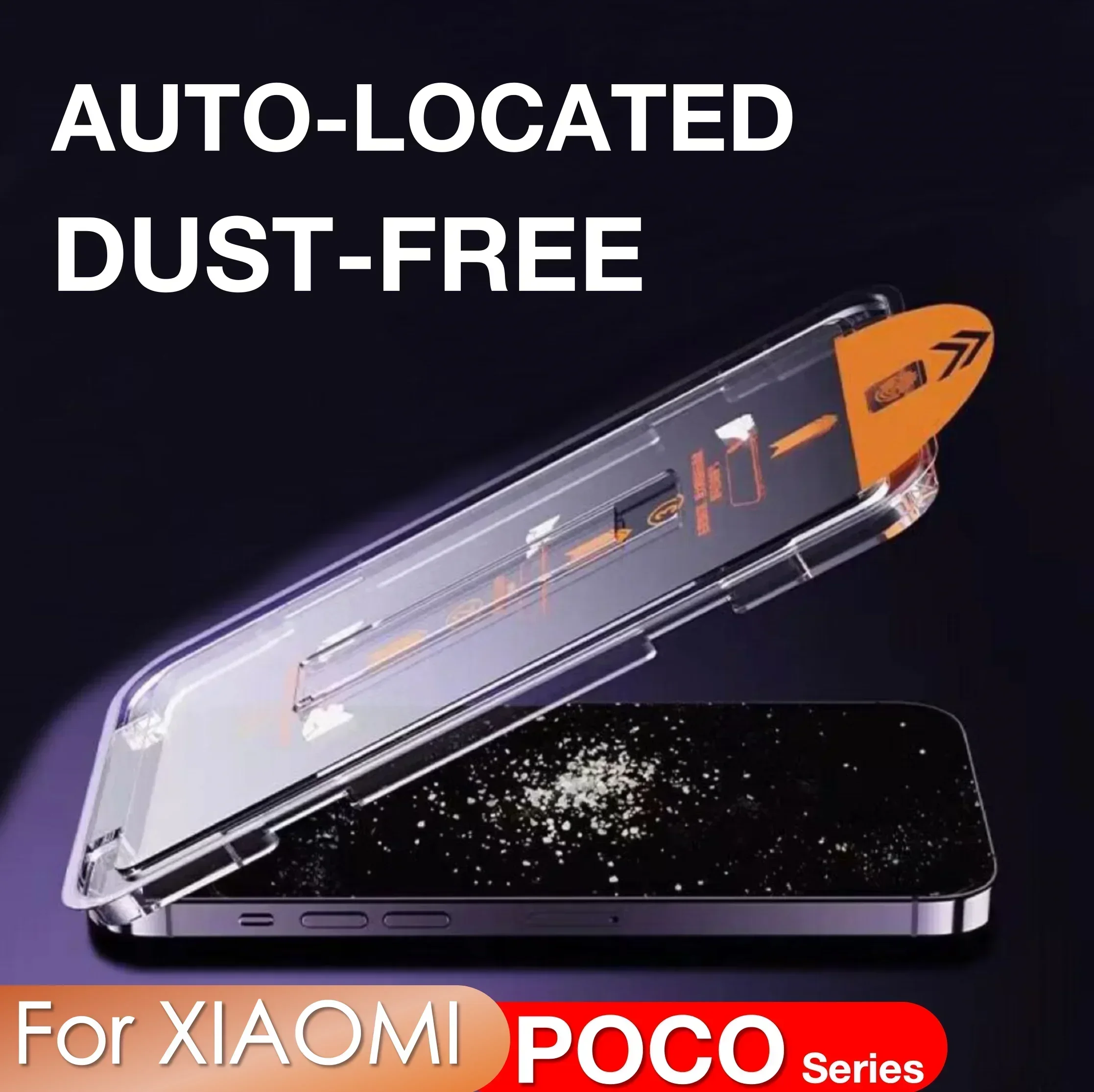 4PCS Film For XIAOMI POCO M5 M4 X3 GT F3 C50 Pro 5G 4G Tempered Glass Screen Protector Easy Install Auto-Dust Removal Kit