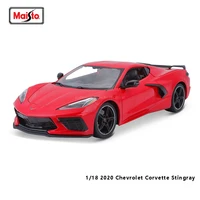 maisto 118 2020 chevrolet corvette stingray coupe z51 brand alloy car model static die casting model collection gift toy gift