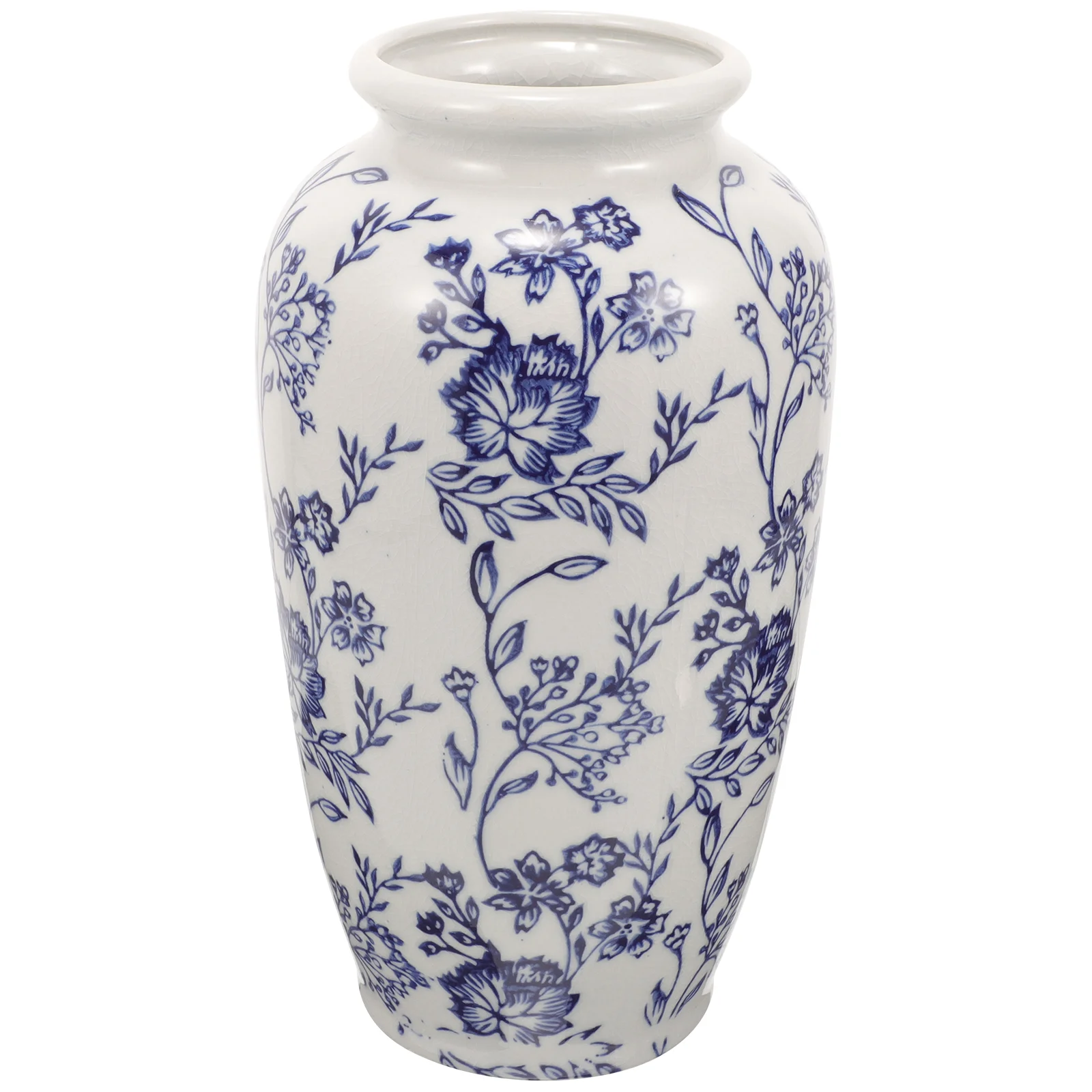 

Blue White Porcelain Vase Ceramic Vases Table Centerpiece Decoration Central Craft Small Flower Simple Ceramics