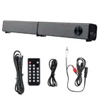 Съемная Bluetooth Колонка 20 Вт, беспроводной динамик, домашний кинотеатр, музыкальный центр, 3D объемный звук, Саундбар для спальни, дома