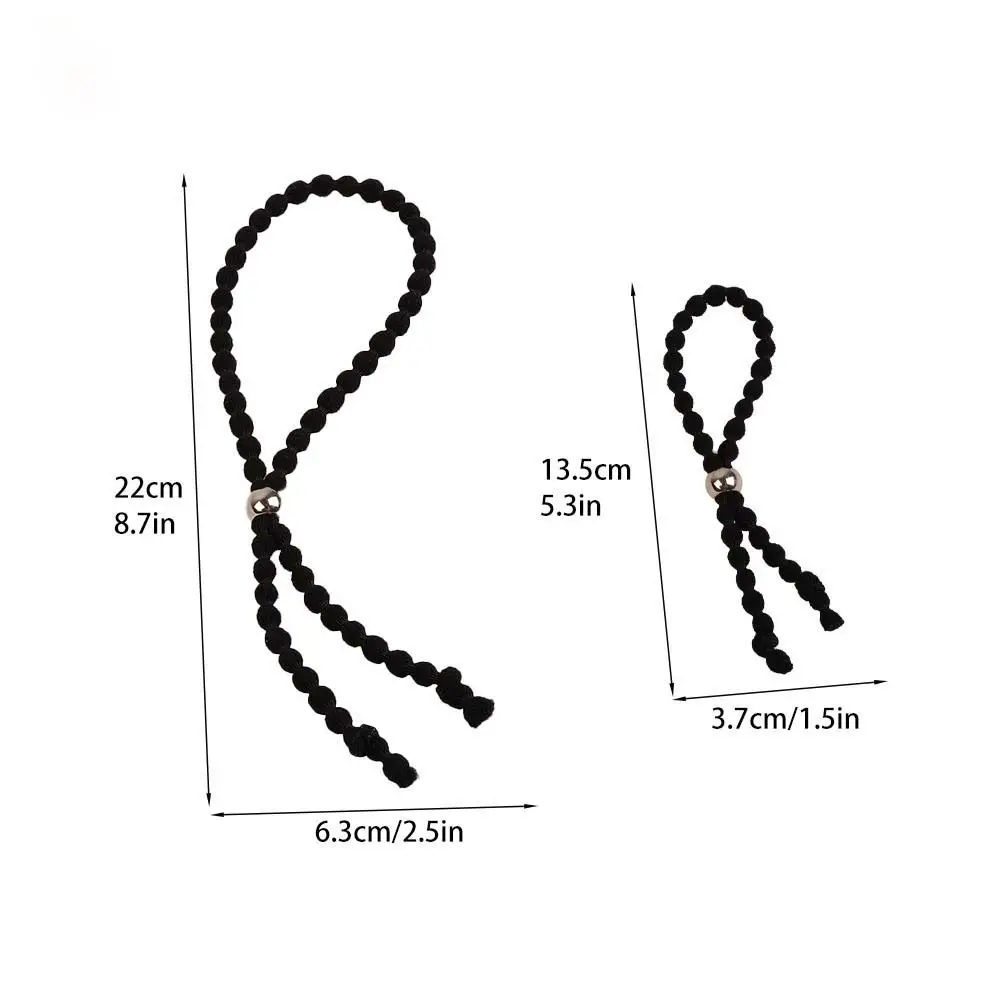 Эластичные резинки для волос с бусинами завязки в африканском стиле скользящие
