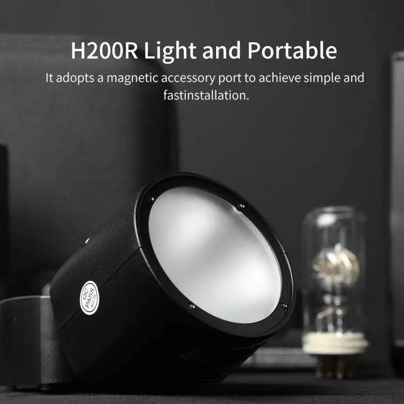 Godox H200R Кольцевая вспышка разделительная удлинительная головка портативная со