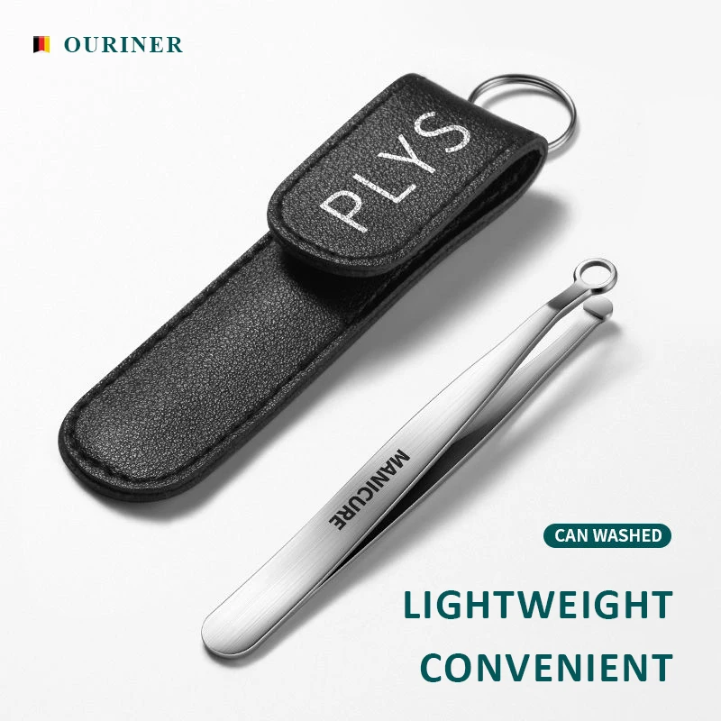 Universal Nose Hair Trimming Tweezers Round Head Nose Hair Clippers Stainless Steel Nose Cutter Manual Nasal Hair Shaver