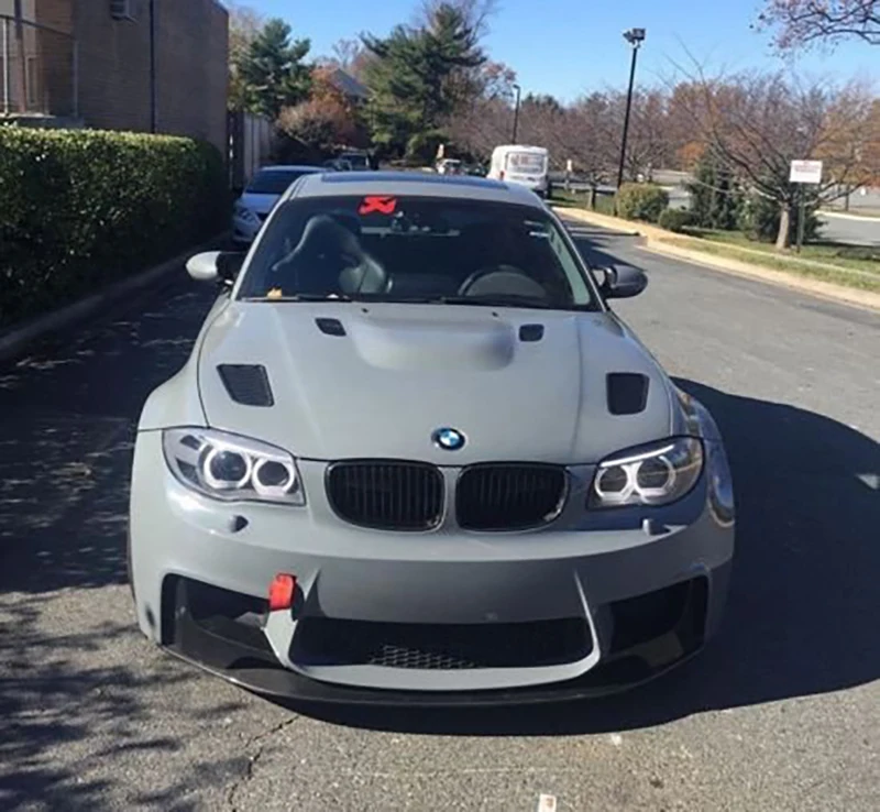 Фото Для BMW 1 серия E81 E82 E87 E88 модификация ксеноновых фар DTM M4 стильные светодиодные Кристальные ангельские глазки комплект колец с ореолом №5