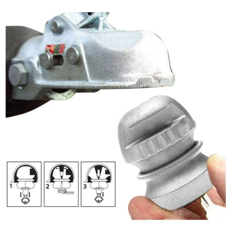 

Вставной замок сцепного устройства, шаровой замок сцепного устройства, буксировочные караваны, противоугонное устройство, универсальный сцепный прицеп, 50 мм, защитный шаровой замок с муфтой