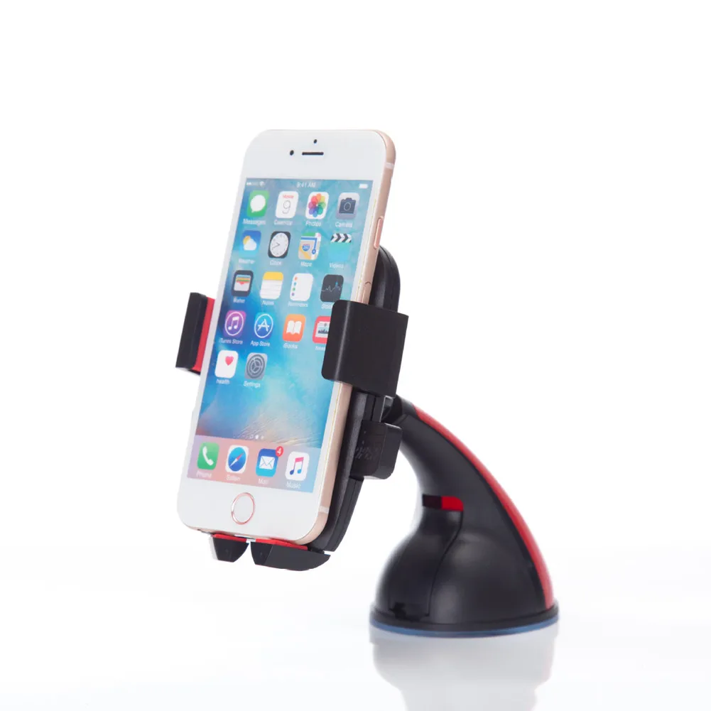 

New Large Car Phone Holder Universal Automatic Lock Phone Holder 115*87MM Red Car Phone Holder