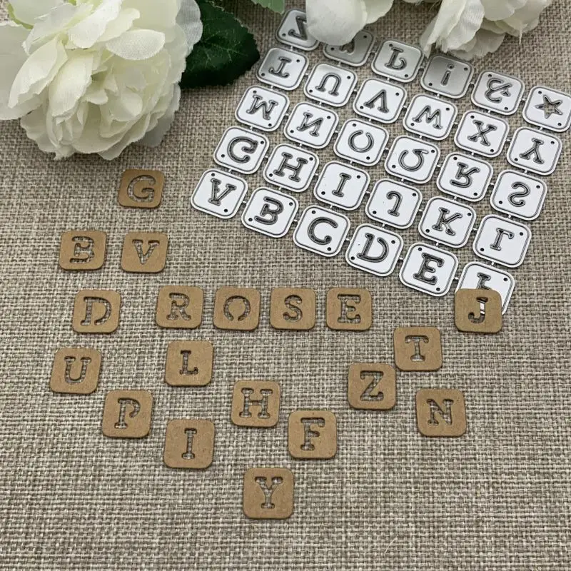 

Письмо украшение металлические Вырубные штампы для DIY скрапбукинга декоративное тиснение рукоделие высечка шаблон форма