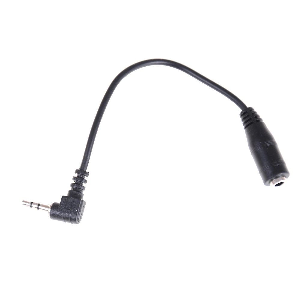 

2.5mm Male Plug to 3.5mm Female Jack Stereo Adapter AUX Audio TRS Socket DC Power Adapter Converter Cable 15.5CM