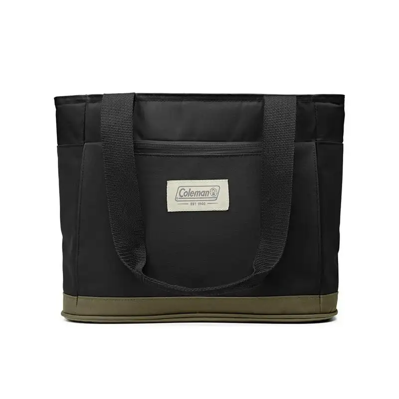 

14Qt 20-Can Soft Thermocooler Tote, Black and Olive, Stay Cold up to 24 Hours