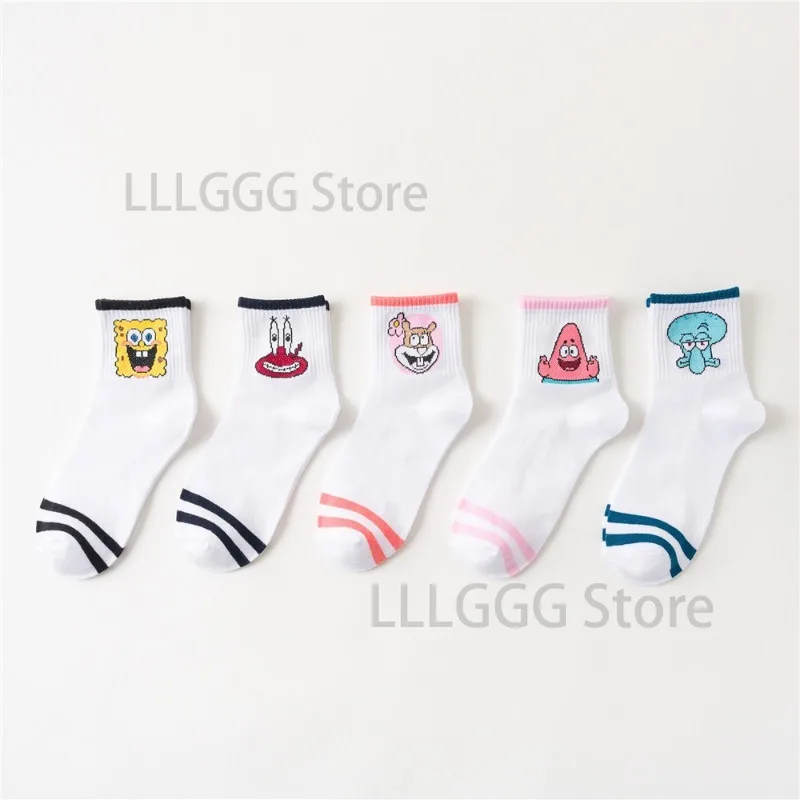 Носки Длинные хлопковые до середины икры 5 пар