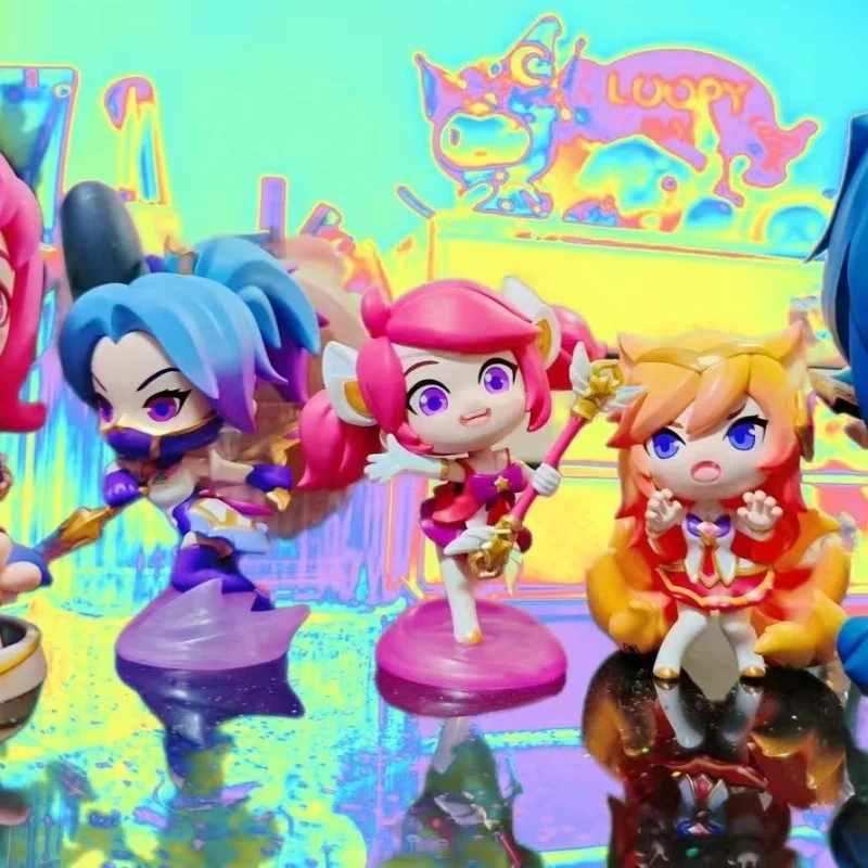 Новая серия Tft Mobile Little Hero слепая коробка игрушка игровой персонаж Ahri Akali The Unforgeotten