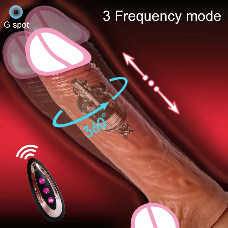Big Dildo Vibrator Electric Vibrating Real Penis Suction Cup Dildo Sex Toys for Woman USB Charging Strapon Female Masturbation