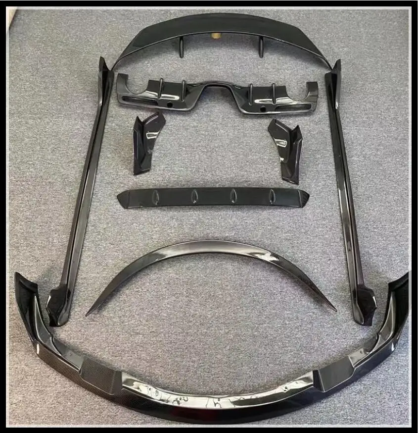 

Carbon Fiber Front Bumper Lip Rear Spoiler Trunk Diffuser Side Skirt Body Full Kit For Toyota Supra A90 2019 2020 2021 2022 2023