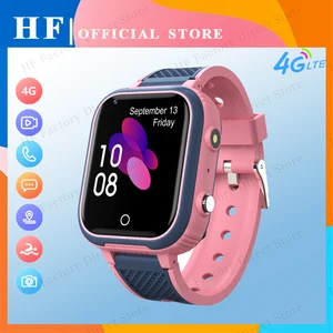 4g kids smartwatch 2022 new gps tracker location wifi video call sos phone waterproof camera children smart watch baby pk y95 free global shipping