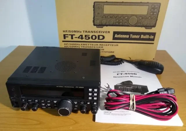 Фото Yaesu ft 450 FT-450D UHF VHF Talkie-walky 100 км двухдиапазонная цифровая Am FM автомобильная коротковолновая однополосная радиостанция 50 км рация №4