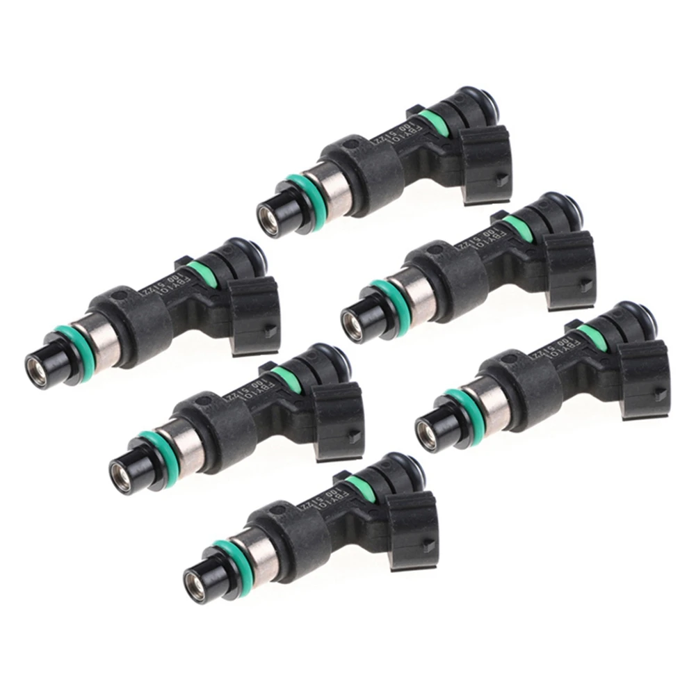 

6Pcs Car Fuel Injector Nozzle 16600-JK00A FBY7030 for Nissan Infiniti G25 2011-2012 2.5 VQ25HR Teana J32