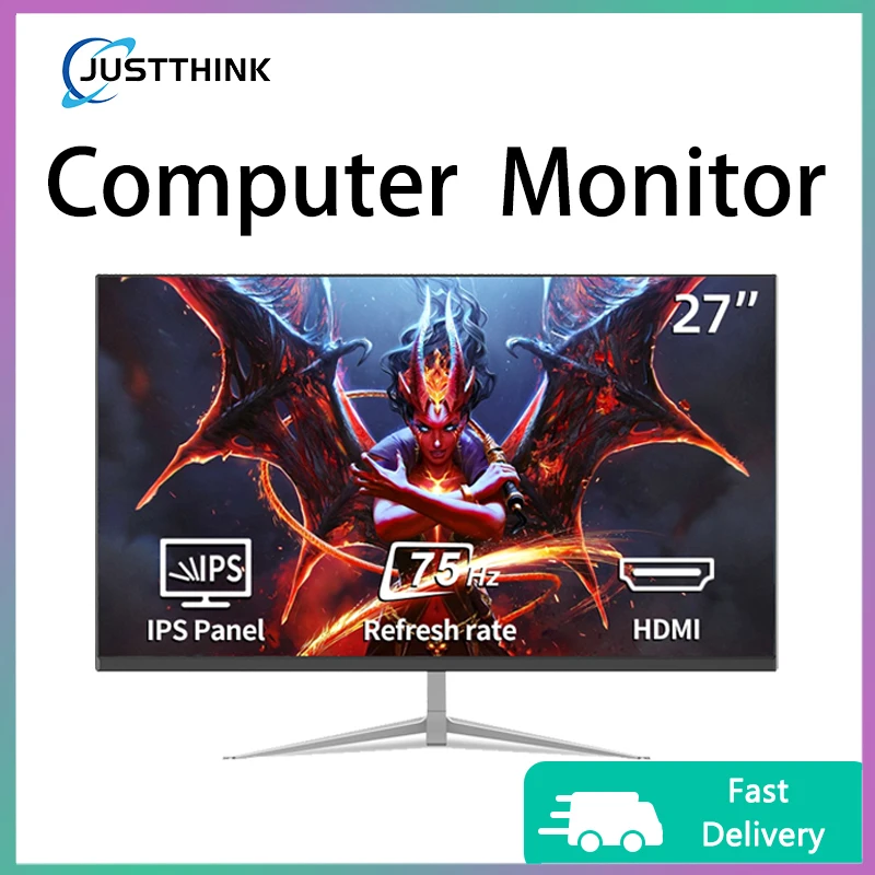 1080P HD Computer Monitor 21.5/23.8/27/32 Inch 75Hz 8Bit LCD Gaming Monitor For Xbox PS5 Swtich Monitors PC Gamers
