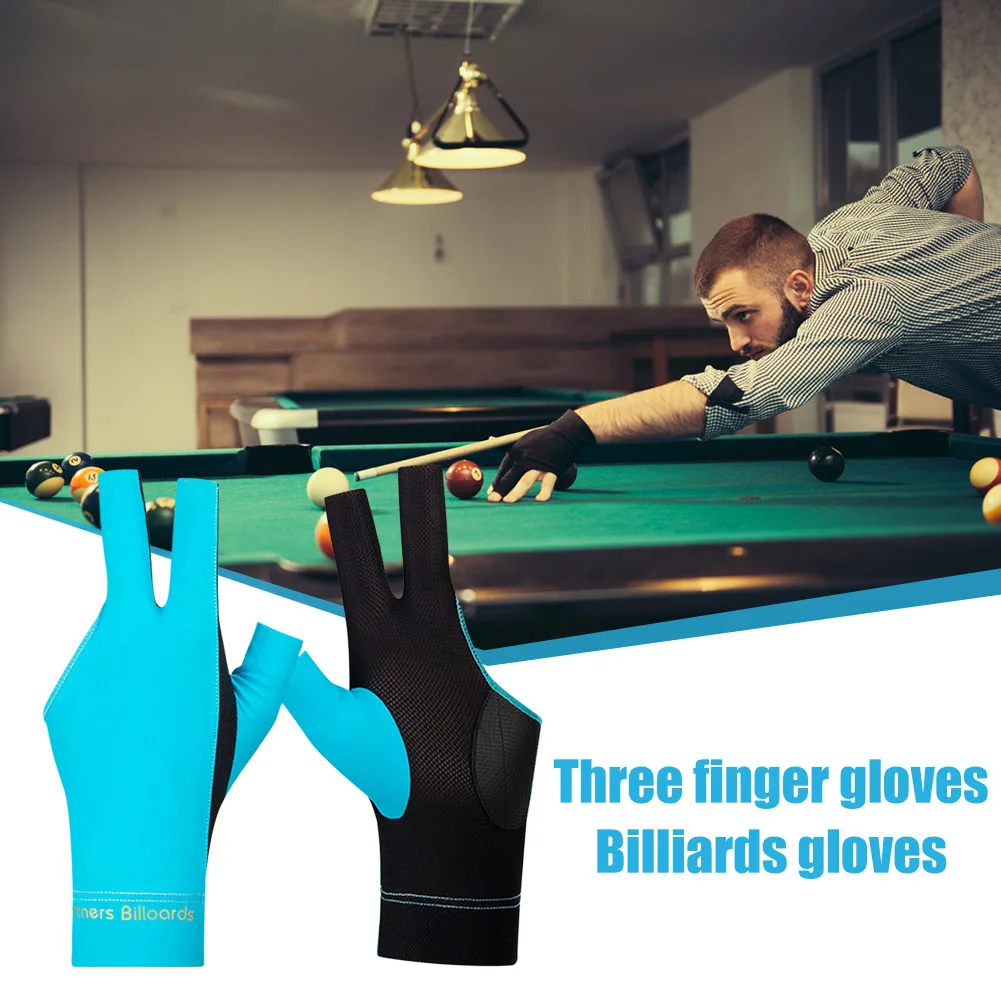 

1 шт., дышащая Спортивная перчатка-снукер с открытыми пальцами