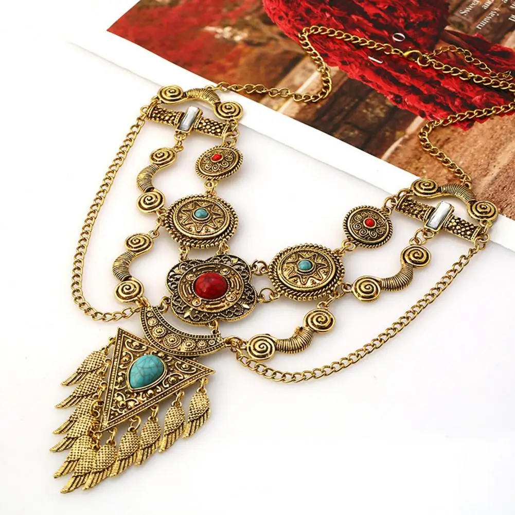 

Модное женское ожерелье, регулируемое индивидуальное винтажное ювелирное изделие, длинное ожерелье, многослойное ожерелье, аксессуары