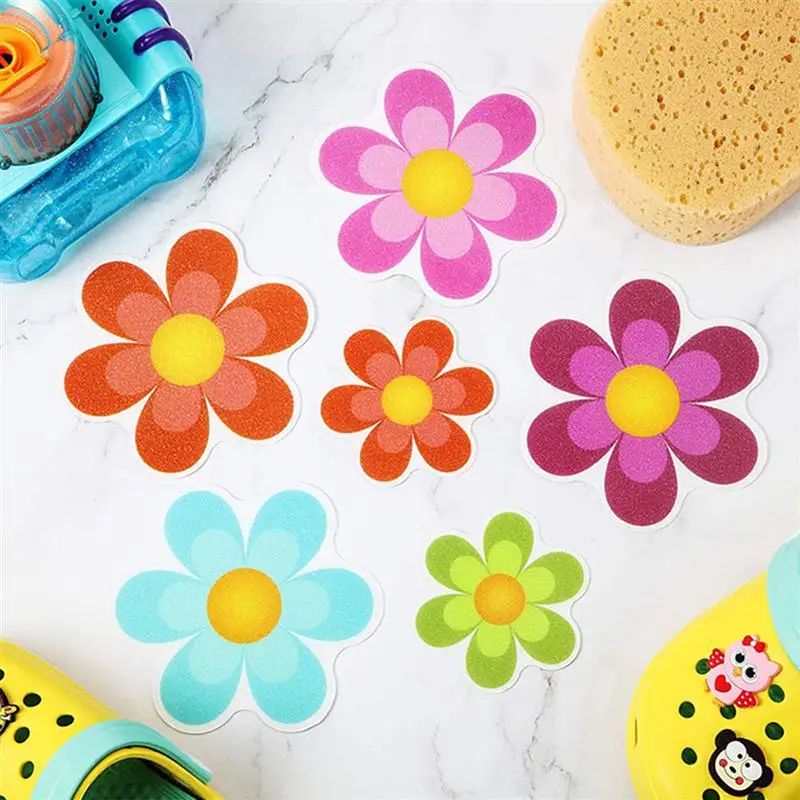 

10/30pcs Non-slip Bathroom Floor Stickers Cartoon Anti-skid Pool Ground Stickers