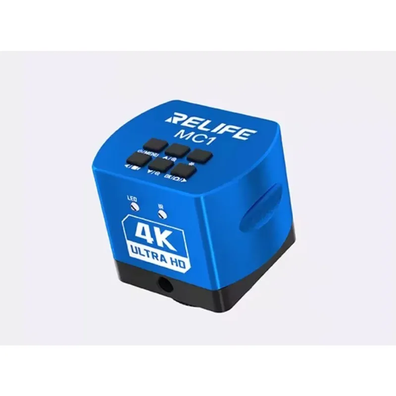 Фото Тринокулярный HD-стереомикроскоп RL-M6T Pro-STL2 + источник света SS-033 + адаптер 0.5CTV + камера MC1 4K HD для ремонта печатных плат телефонов №3