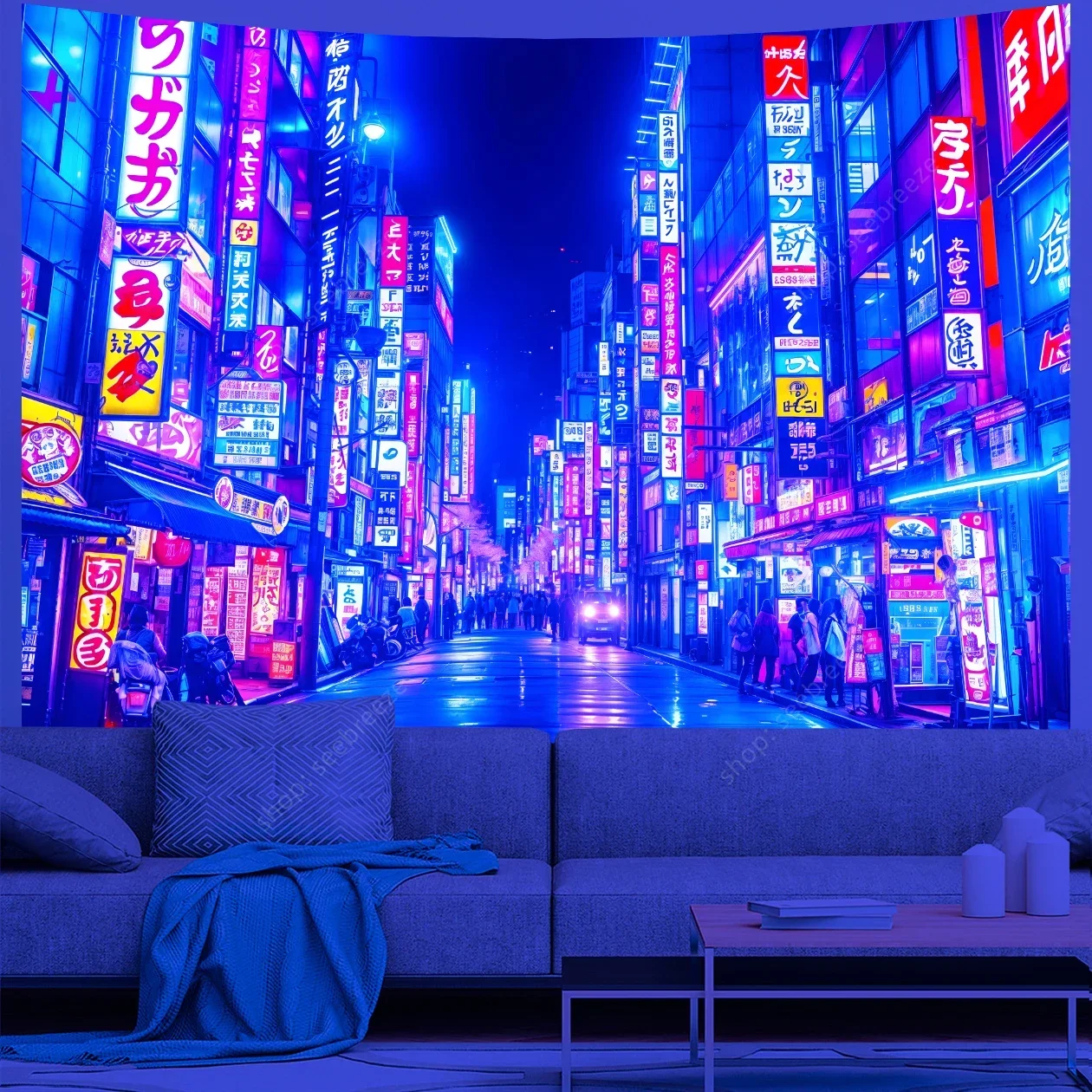 

TOKYO уличный гобелен 100% полиэстер