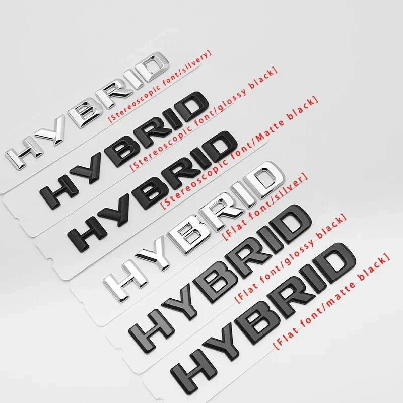 Автомобильный 3D Гибридный брызговик багажник буквы логотип значок эмблема