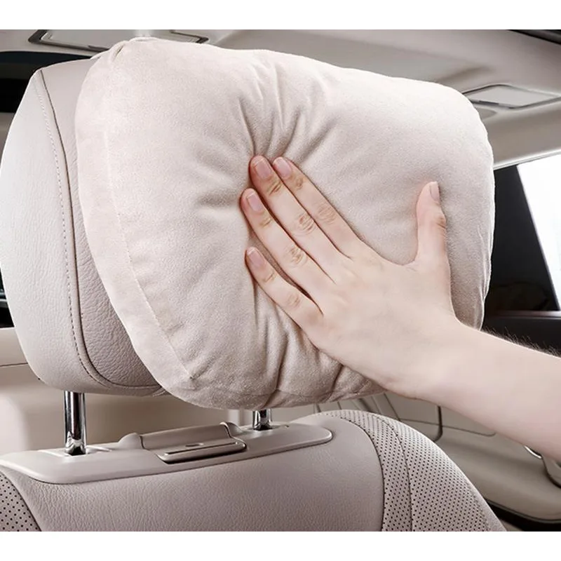 

Quality Car Headrest Neck Support Seat / Maybach Design S Class Soft Universal Adjustable Car Pillow Neck Rest Cushion