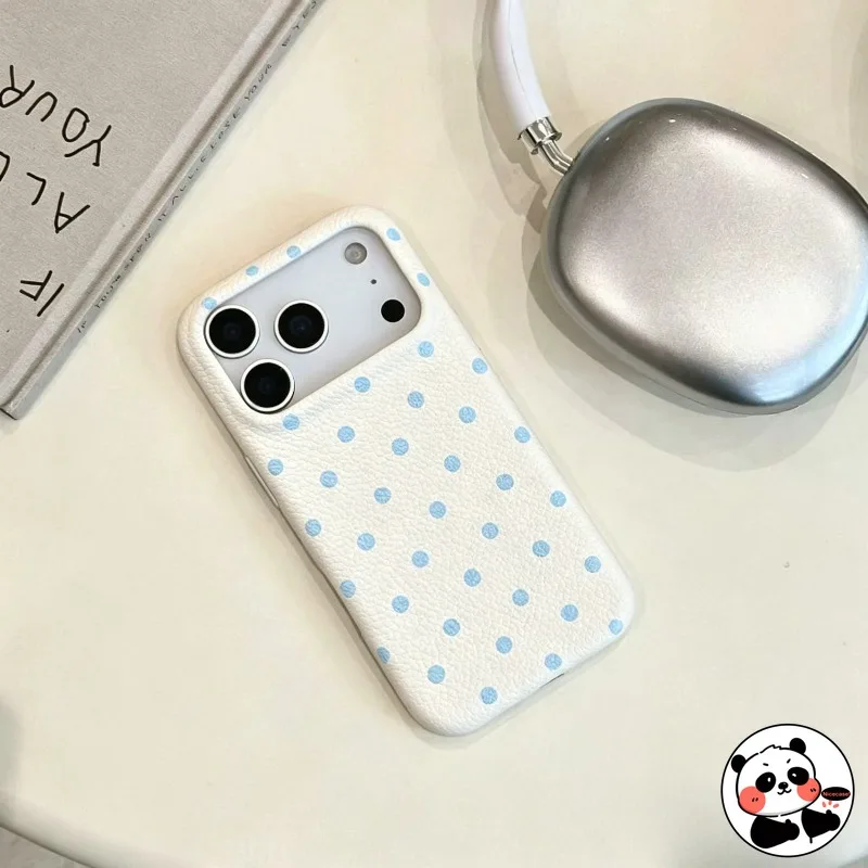 Милый чехол для телефона с рисунком в горошек для Huawei Nova 9 Pro SE 8 7 6 5 Pro Mate 40E 30 30E Pro, простой кожаный чехол в стиле Ins, роскошный мягкий чехол (art.: 3920dacaa97a3) - 3920dacaa97a3
