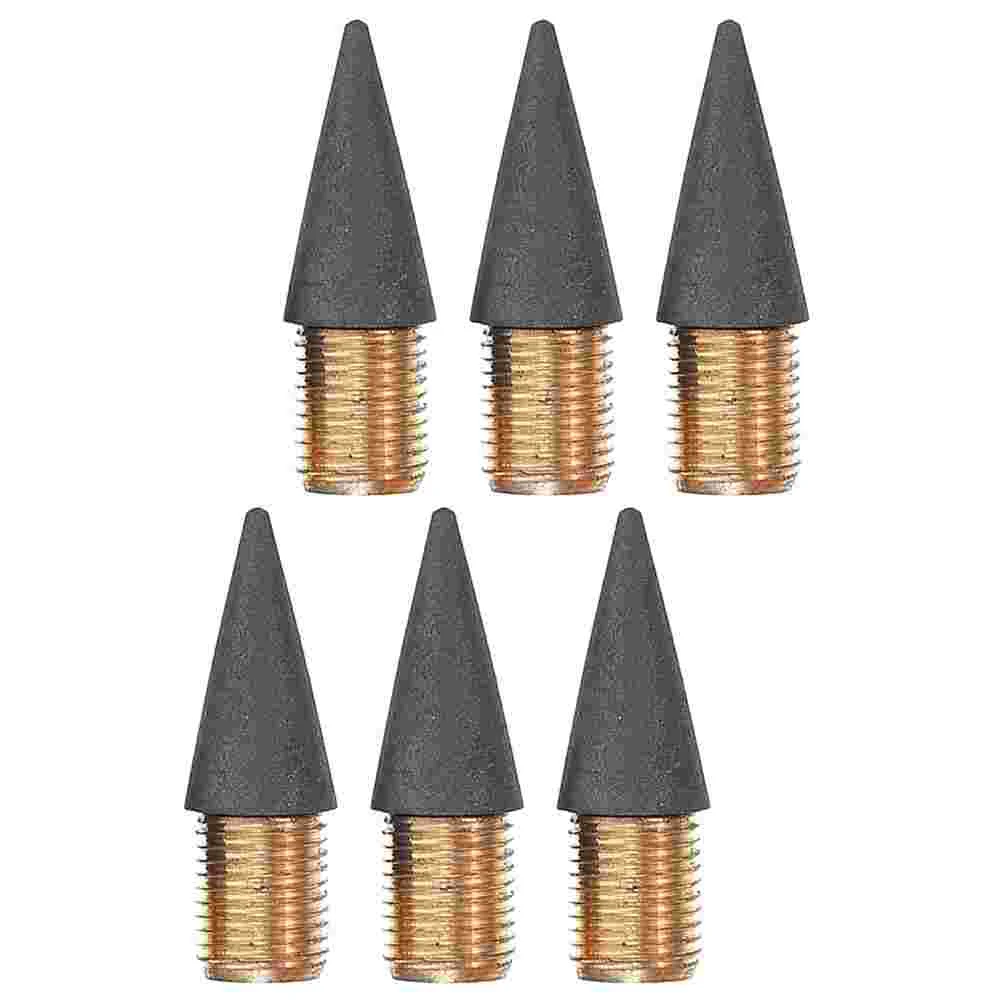 6 шт. сменные наконечники для карандашей карандаши письма безчернила наконечник