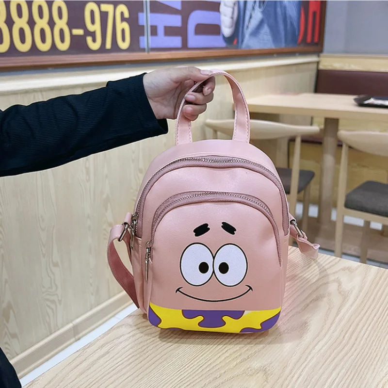 Наплечная Сумка Губка Боб сумка через плечо Патрик женская на молнии с