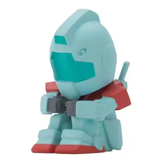 Фото Коллекционная фигурка Bandai Mobile Suit Zaku Q Version в позе ожидания, капсульная игрушка, настольное украшение для коллекционеров аниме №4