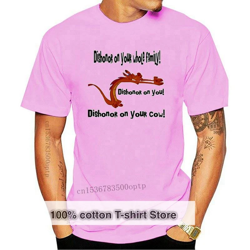 

New Men t-shirt Mushu Dishonor tshirt Women t shirt