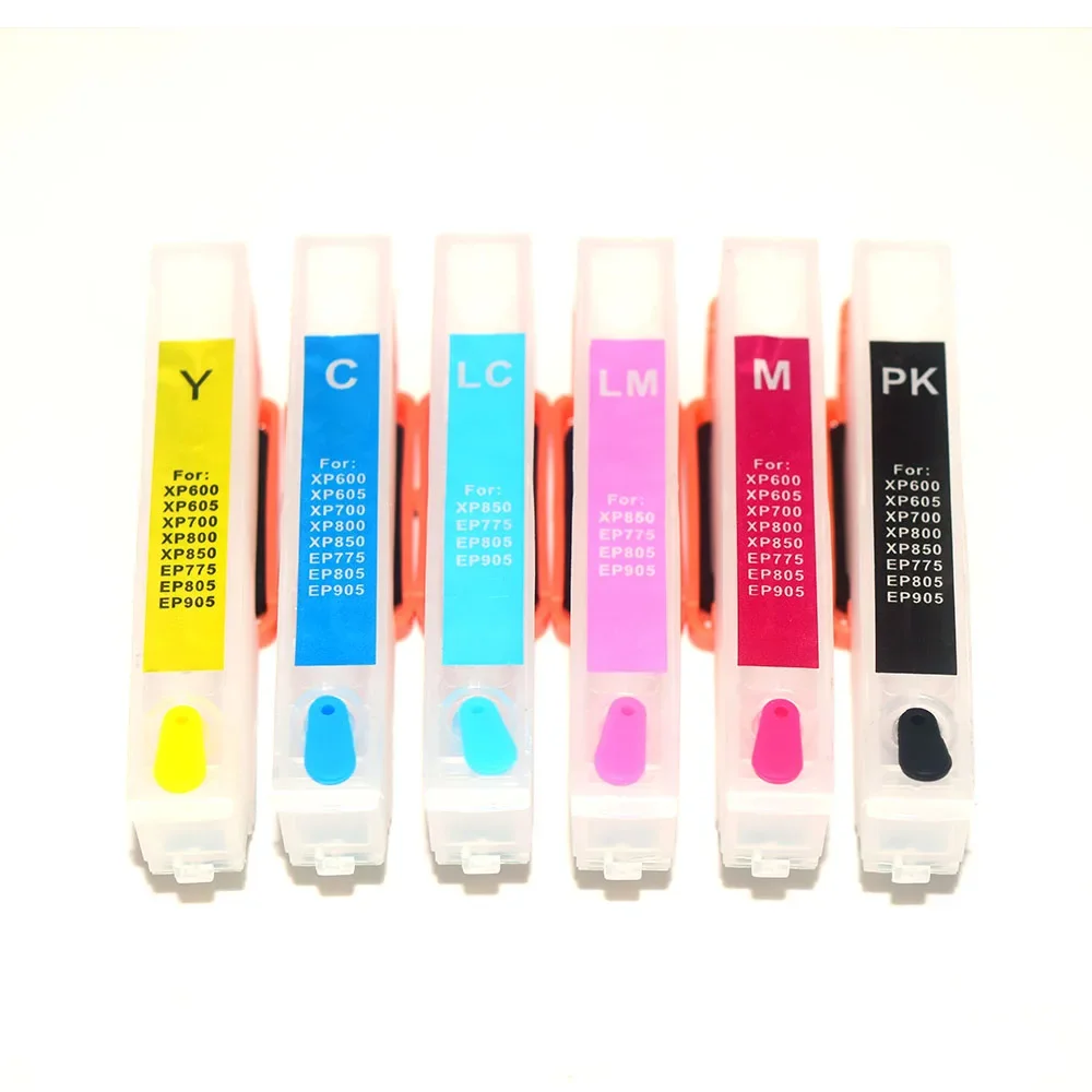 6 цветов/комплект пустые чернильные картриджи IC80 для Epson