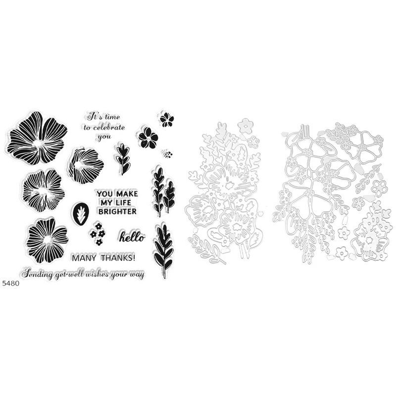 

Stamps And Dies For Card Making DIY Scrapbooking Arts Crafts Stamping Stamps (5480)
