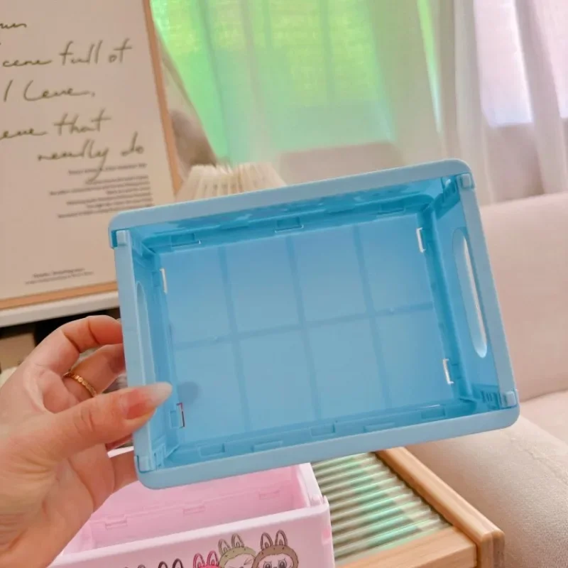 Labubu Sanrio Ainme Pochacco ящик для хранения настольный складной портативный мелочей