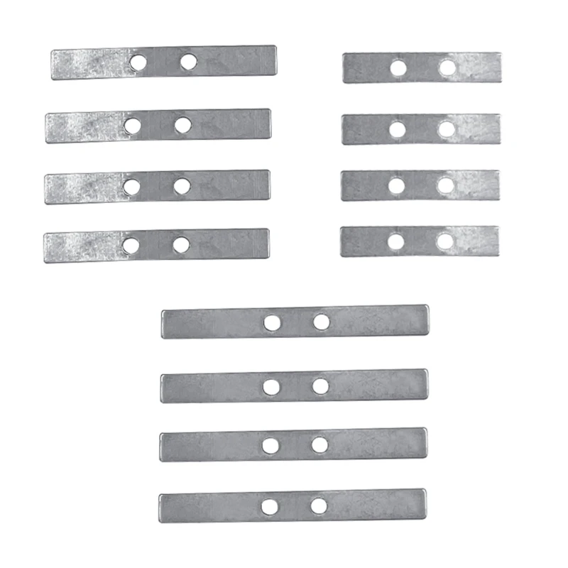 

D7WF RC Accessory 12-Pack Steel Plates Metal Plate Suitable for 1/12 Unimog Truck