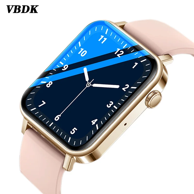 

Women Smart Watch Bluetooth Call Heart Rate Blood Oxygen 1.69" Color Screen Full Touch Men Smart Clock Ladies Smartwatch