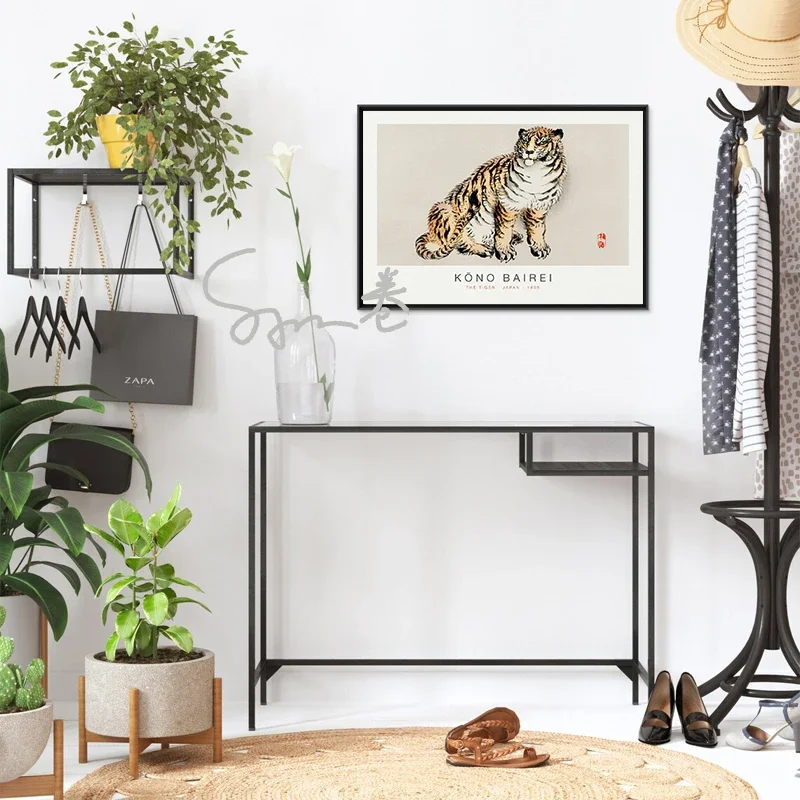 Kōno Bairei винтажный японский художественный постер с принтом на холсте японская