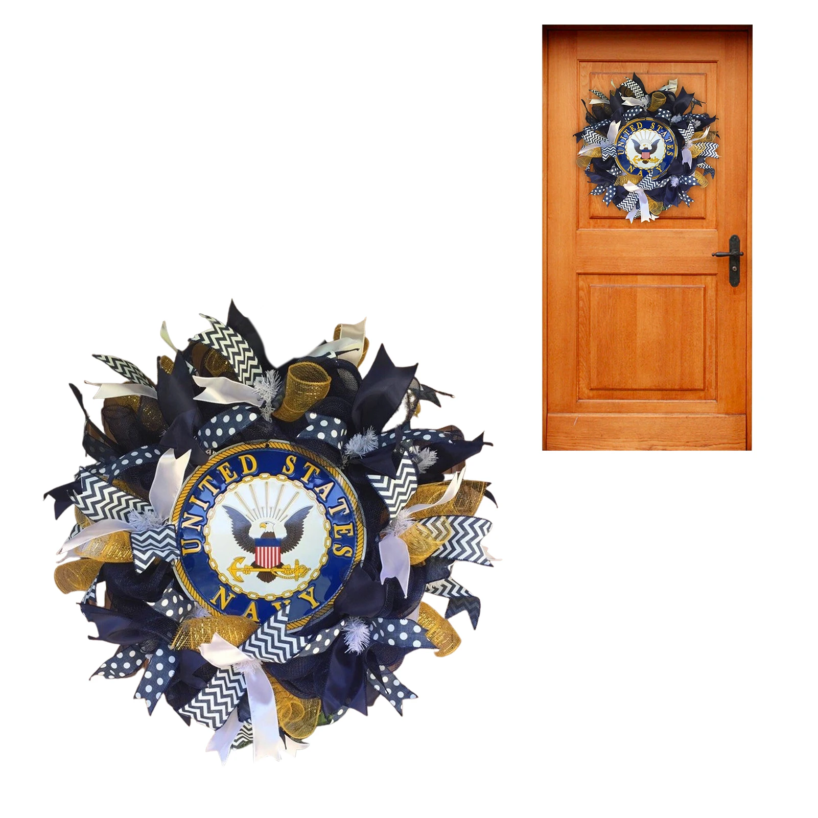 

Fourth Of July Wreath 16 Inch Patriotic Wreath For Front Door 4th Of July Front Door Decor Festival Garland Decoration Wall Home